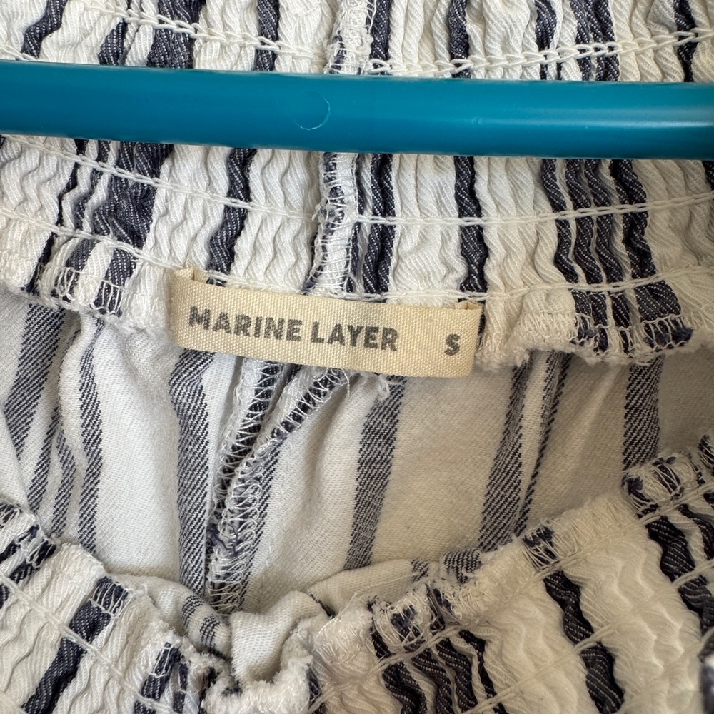 MARINE LAYER VALERIA STRIPE MINI DRESS SIZE SMALL - Picture 5 of 5